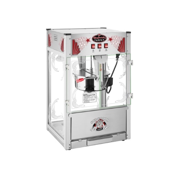 Superior Popcorn Co Majestic Countertop Popcorn Machine, Extra Large Movie Theater Style Popper, 16oz Kettle, and Deck 128391XJE - main